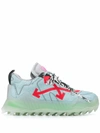 OFF-WHITE OFF-WHITE MEN'S LIGHT BLUE POLYESTER SNEAKERS,OMIA179E20FAB0017925 44