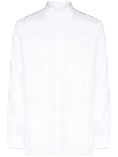 A-cold-wall* Long-sleeve Buttoned Shirt In White