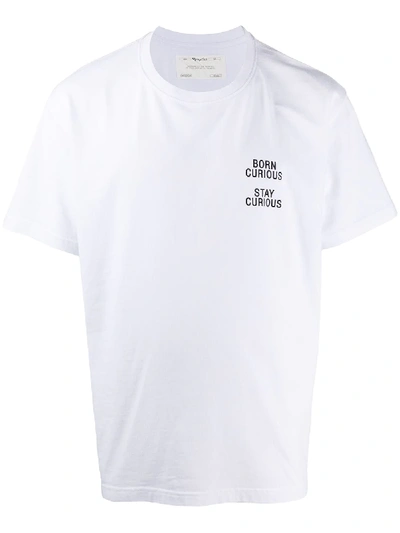 Reception Curious Cotton T-shirt In White