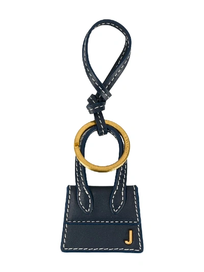 Jacquemus Le Chiquito Keyring In Blue