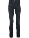 DONDUP HOUNDSTOOTH-PRINT SKINNY JEANS