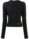 AMBUSH ZIP-UP LONG-SLEEVE TOP