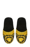 Versace Medusa Print Flat Slippers In Multicolor