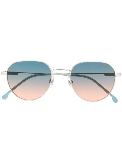 Carrera Aviator Frame Sunglasses In Silver