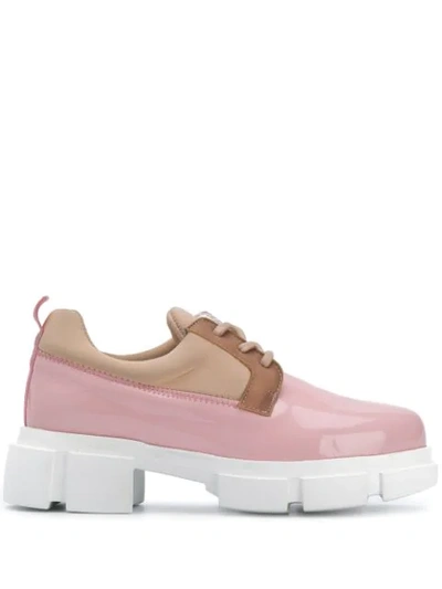 Joshua Sanders Velar Chunky Sole Loafers In Pink