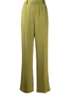 VINCE PLEATED-DETAIL STRAIGHT-LEG TROUSERS