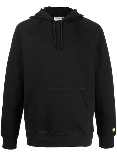 Carhartt Hooded Chase Sweatshirt In Black