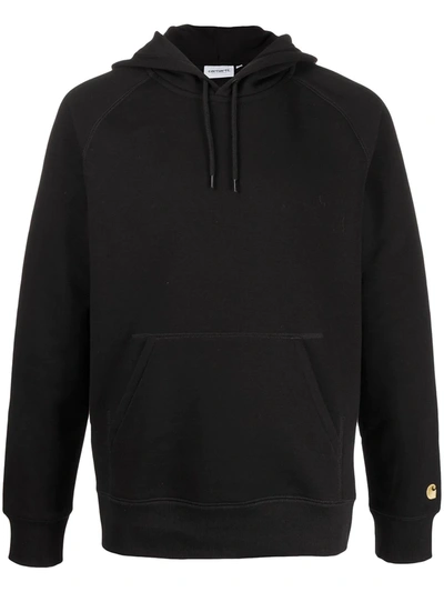Carhartt Hooded Chase Sweatshirt Black/gold Xs