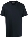 Jil Sander Round-neck Short-sleeve T-shirt In Blue