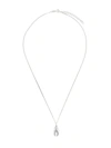 True Rocks Crab Claw Necklace In Silver