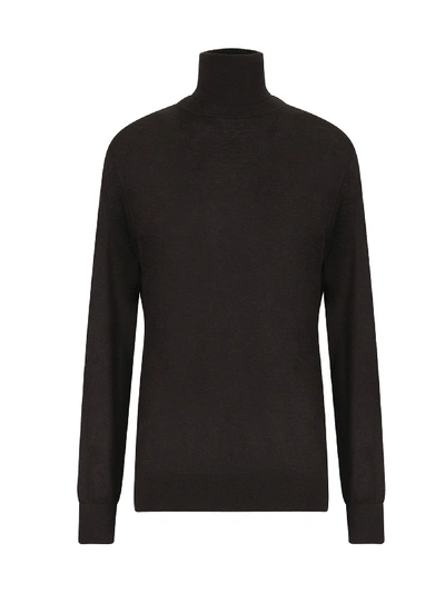 Dolce & Gabbana Sweater In Marrone