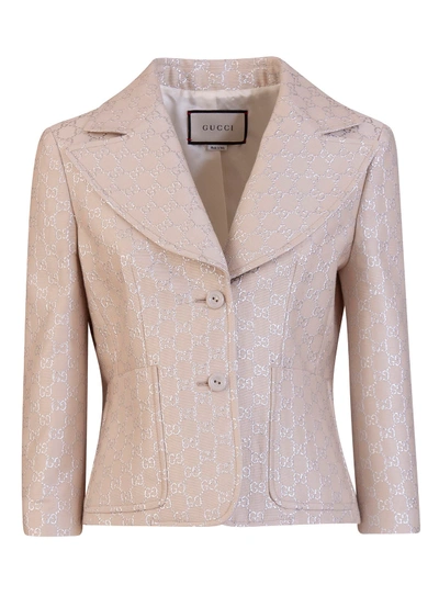 Gucci Gg Lamé Blazer