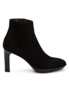 Aquatalia Roxana Suede Ankle Boots In Black