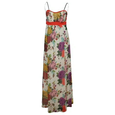 Pre-owned Ted Baker Maxi Dress In Multicolour