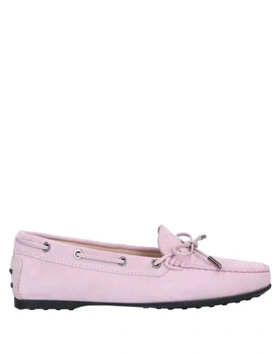 Tod's Loafers In Pink