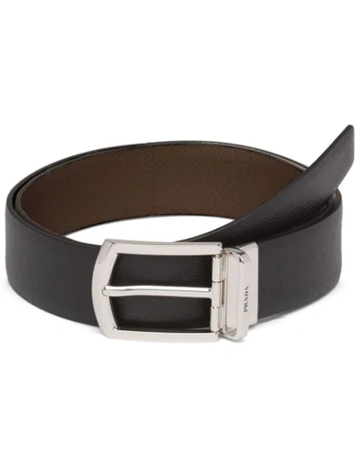 PRADA REVERSIBLE SAFFIANO LEATHER BELT