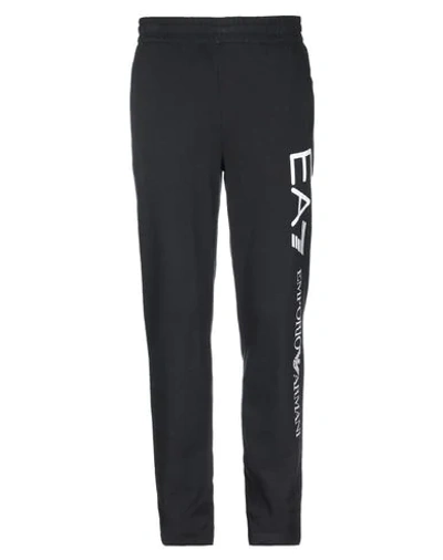 Ea7 Casual Pants In Black