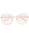 GIVENCHY OVERSIZE TINTED SUNGLASSES