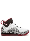 Nike Lebron 17 "graffiti" Basketball Shoe (white) - Clearance Sale In White,black,university Red