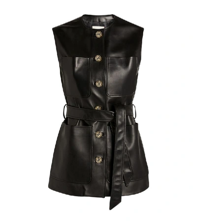 Gucci Belted Leather Gilet