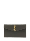 SAINT LAURENT MEDIUM MONOGRAM ENVELOPE CLUTCH BAG