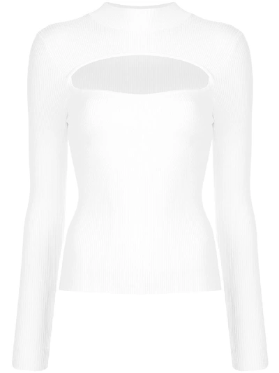 Manning Cartell Virtual Dimension Knitted Top In White