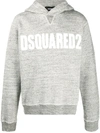 DSQUARED2 CHEST LOGO PRINT HOODIE