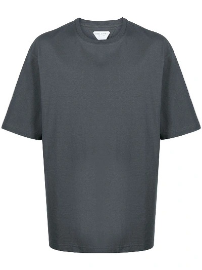 Bottega Veneta Short-sleeve Cotton T-shirt In Grey