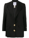 PATOU JEWEL-BUTTON WOOL BLAZER