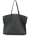 BURBERRY CALF LEATHER TOTE BAG