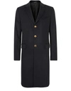 GIVENCHY WOOL CLASSIC COAT WITH GOLD BUTTONS,GIV6U9S2BCK