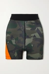 AARMY JULIET CAMOUFLAGE-PRINT STRETCH SHORTS