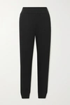 COMMANDO LUXURY RIBBED STRETCH MODAL AND PIMA COTTON-BLEND TRACK PANTS
