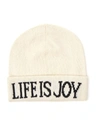 ALBERTA FERRETTI ALBERTA FERRETTI SLOGAN KNIT BEANIE