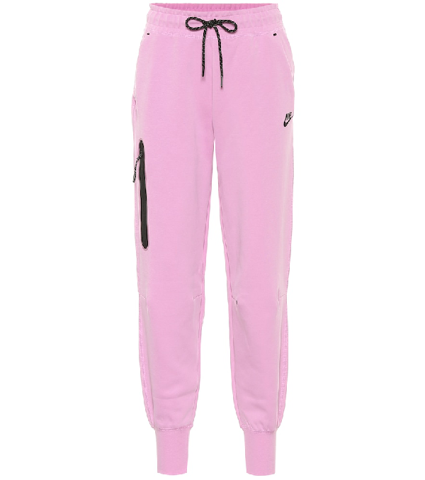 pink nike track pants