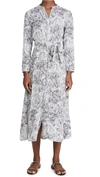 Bella Dahl Maxi Shirt Dress In Moonstone