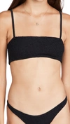 HUNZA G GIGI BIKINI - T SET BLACK,HUNZA30056