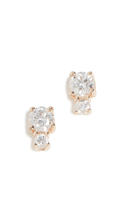 Ariel Gordon Jewelry 14k Diamond Spotlight Studs In Gold