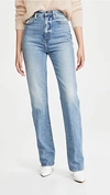 Khaite Danielle High-rise Straight-leg Jeans In Boise