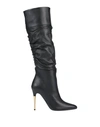 TOM FORD TOM FORD WOMAN KNEE BOOTS BLACK SIZE 9 OVINE LEATHER,11920490PW 11