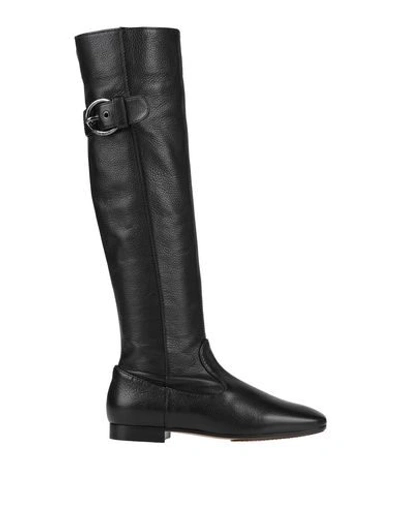 Moschino Cheap And Chic Boots In Black