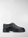 Alaïa Grommet Studded Lace-up Loafers In Black