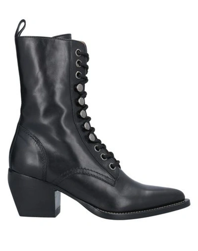 High By Claire Campbell Ankle Boots In Black