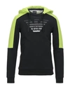 Ea7 Sweatshirts In Black