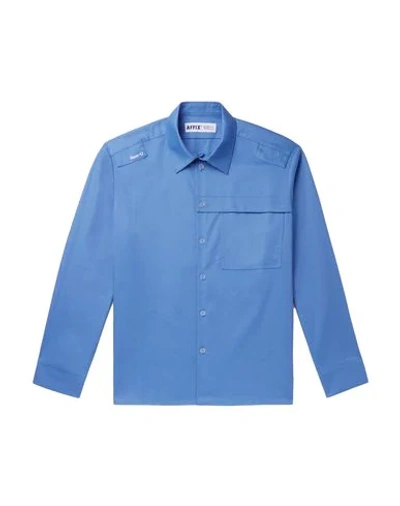 Affix Shirts In Bright Blue