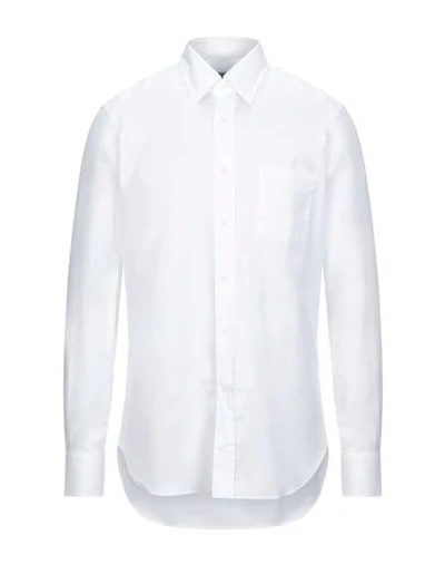 Alessandro Gherardi Solid Color Shirt In White