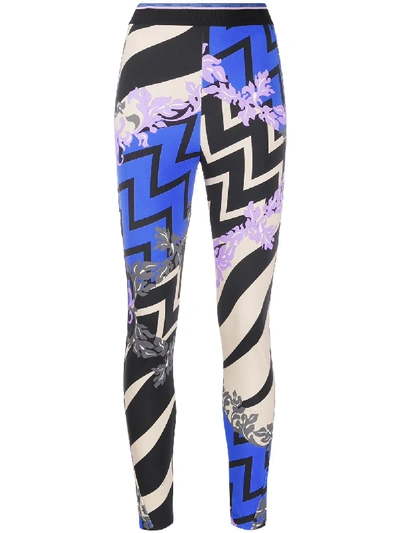 Pucci X Koché Ep20 Pattern Leggings In Black