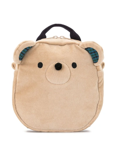 Familiar Kids' Teddy Bear Backpack In Brown