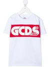 GCDS LOGO印花短袖T恤