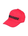 Dsquared2 Hats In Red
